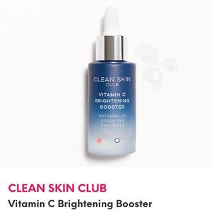 🎁NEW in Box Clean Skin Club Vitamin C Brightening Booster....Full Size.
